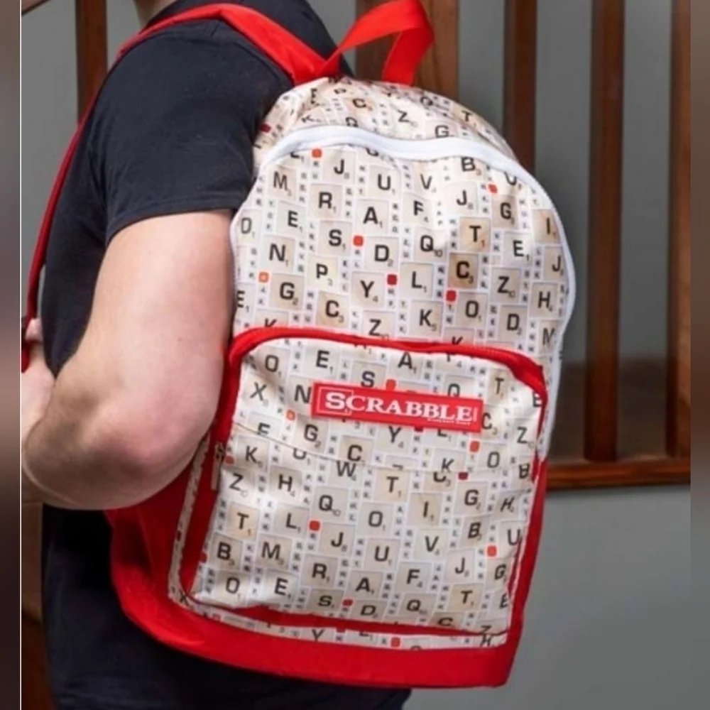Hasbro Scrabble Full Size Backpack - NWT